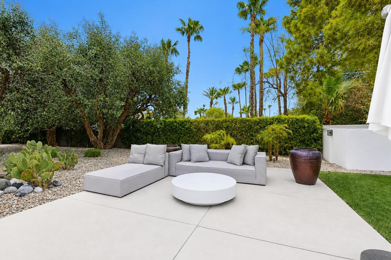 Comfortable outdoor seating