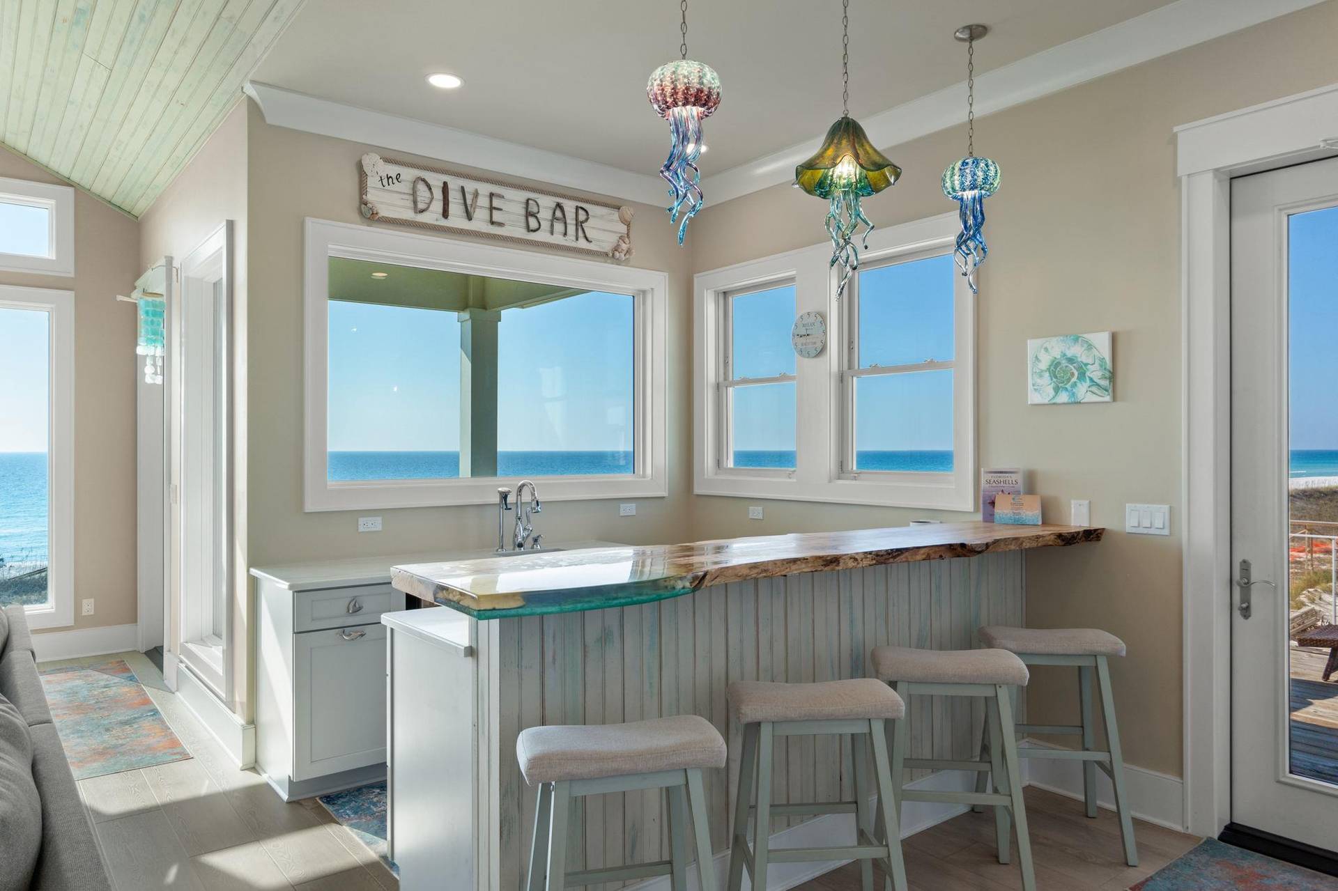 Full Bar Off Living Room