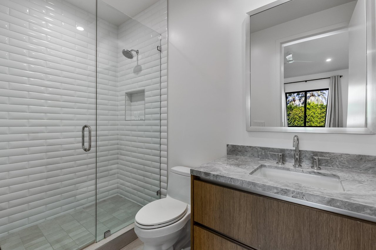 Lovely guest bathroom