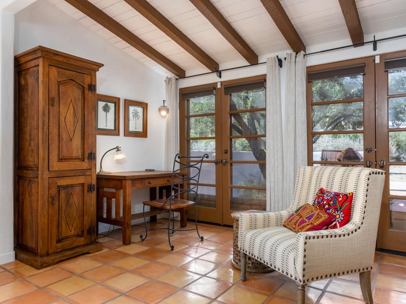 Easy patio access from your gorgeous bedroom