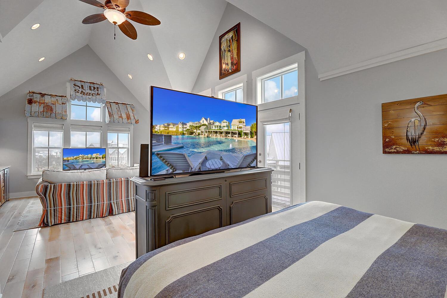 Retractable TV for the Bed