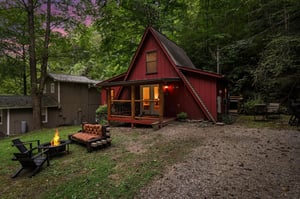 Front Entrance and Fire Pit