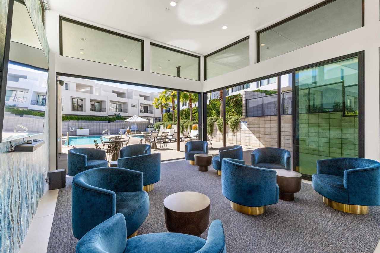 Elegant communal lounge.