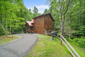 Exterior front side view of Poolin Around