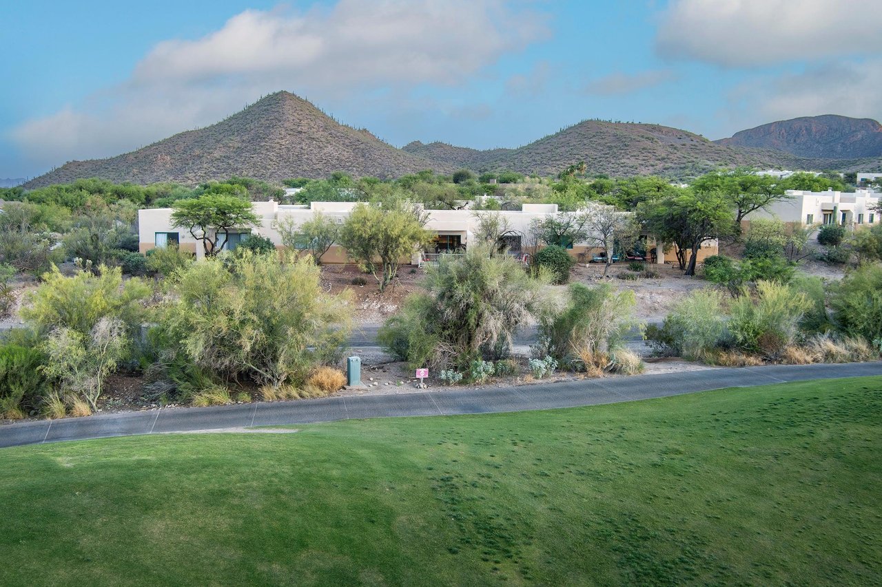 View of unit complex and golf course view.