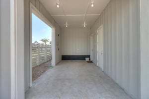 Carport With Exterior Shower Access