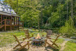 Firepit with seating