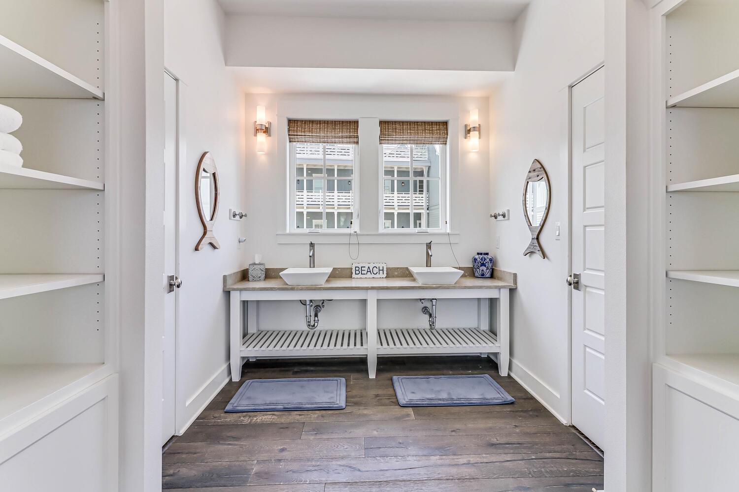 Bunk Room Bathroom with Two Showers, 2nd Floor
