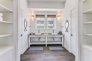 Bunk Room Bathroom with Two Showers, 2nd Floor