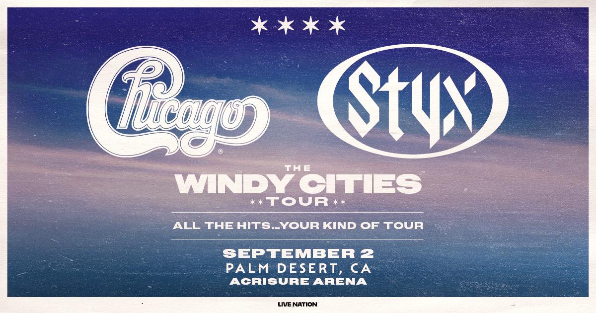 Chicago and Styx Tour