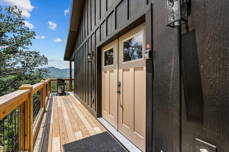 Front door of Above the Clouds