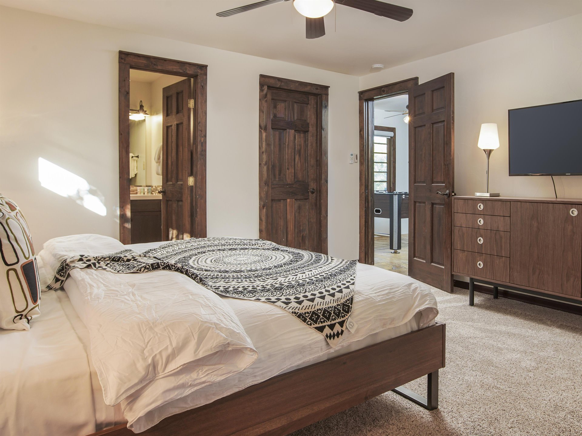 Fall asleep in the gorgeous bedroom