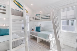 2nd Floor Twin Bunk Room with Private Bathroom