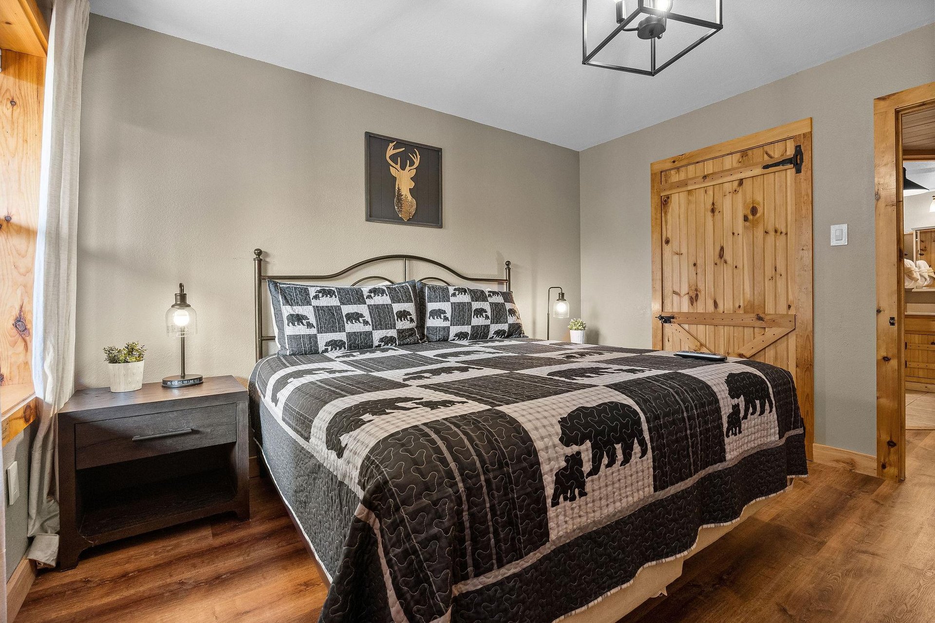 King bed
