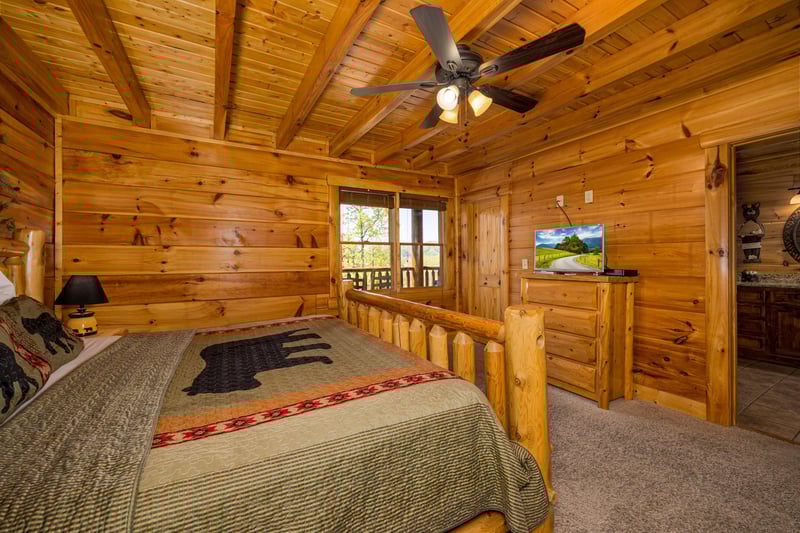 King Bedroom with Deck Access