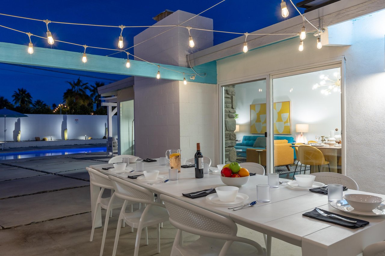 Dine under the lantern lit sky