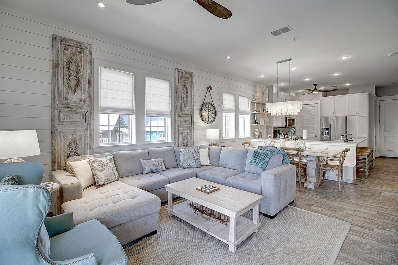 Beach Themed Living Room