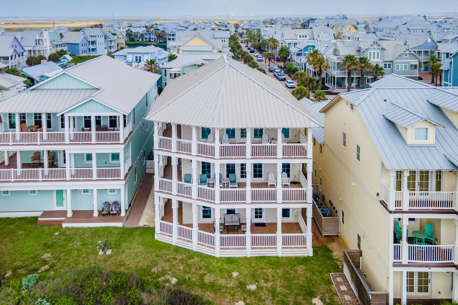 Aerial View, Back of Home