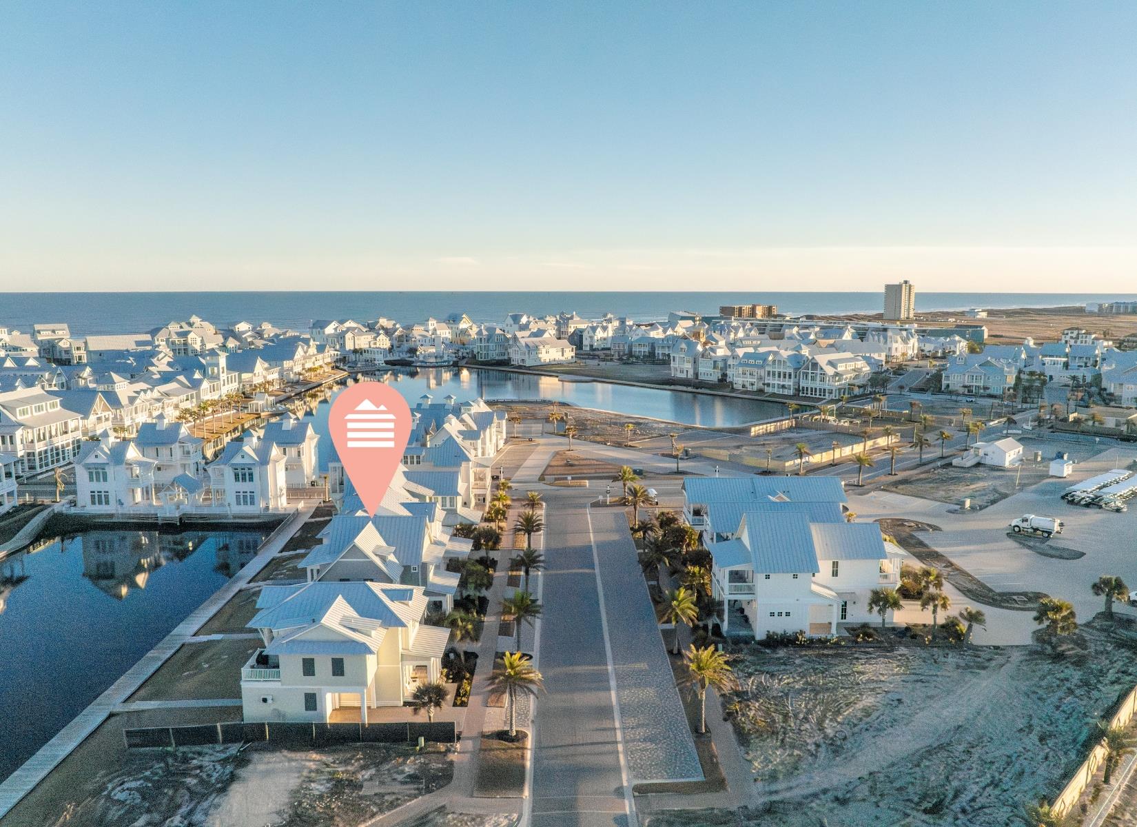 Aerial View, Location