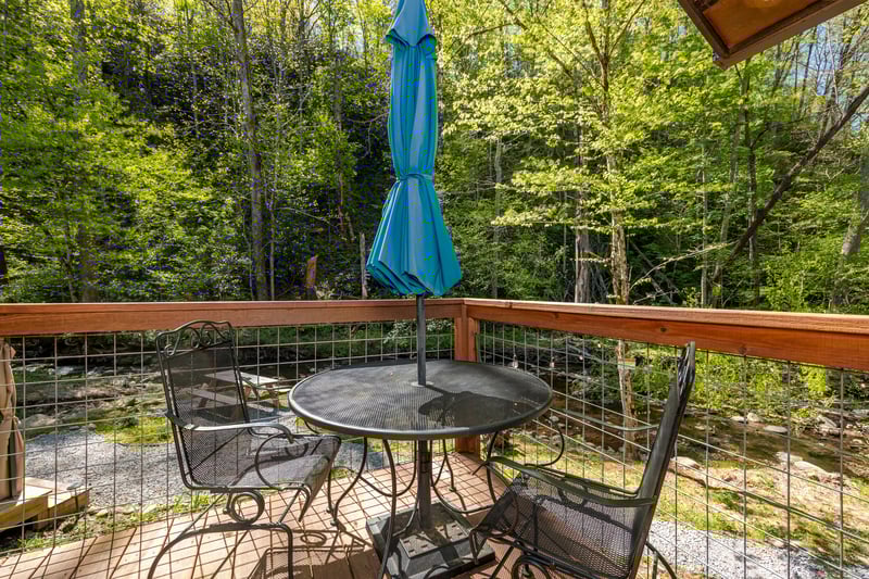 Deck table and chairs