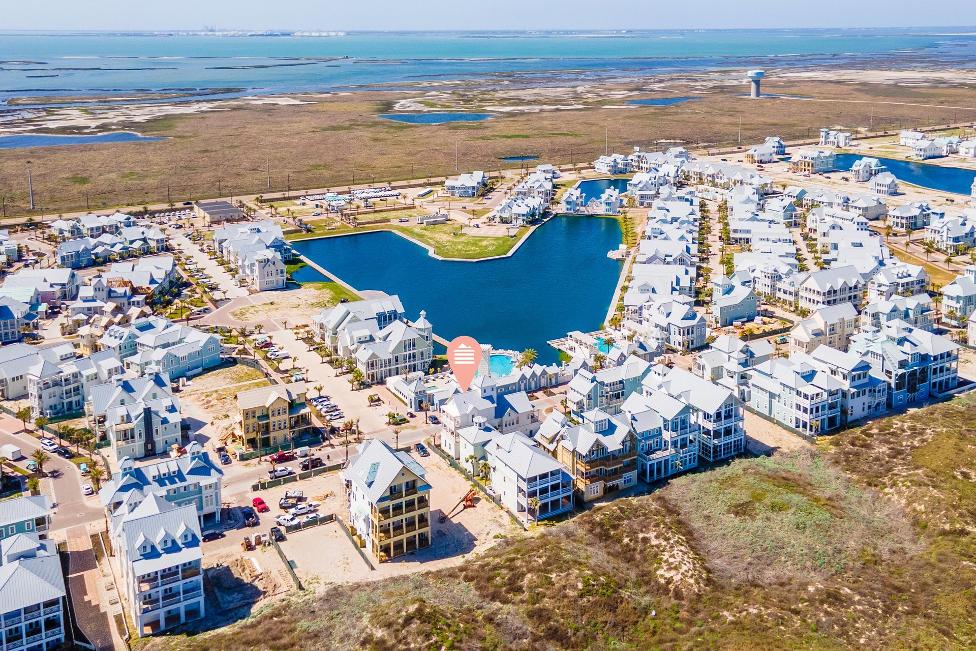 Once Upon A Beach, Aerial View