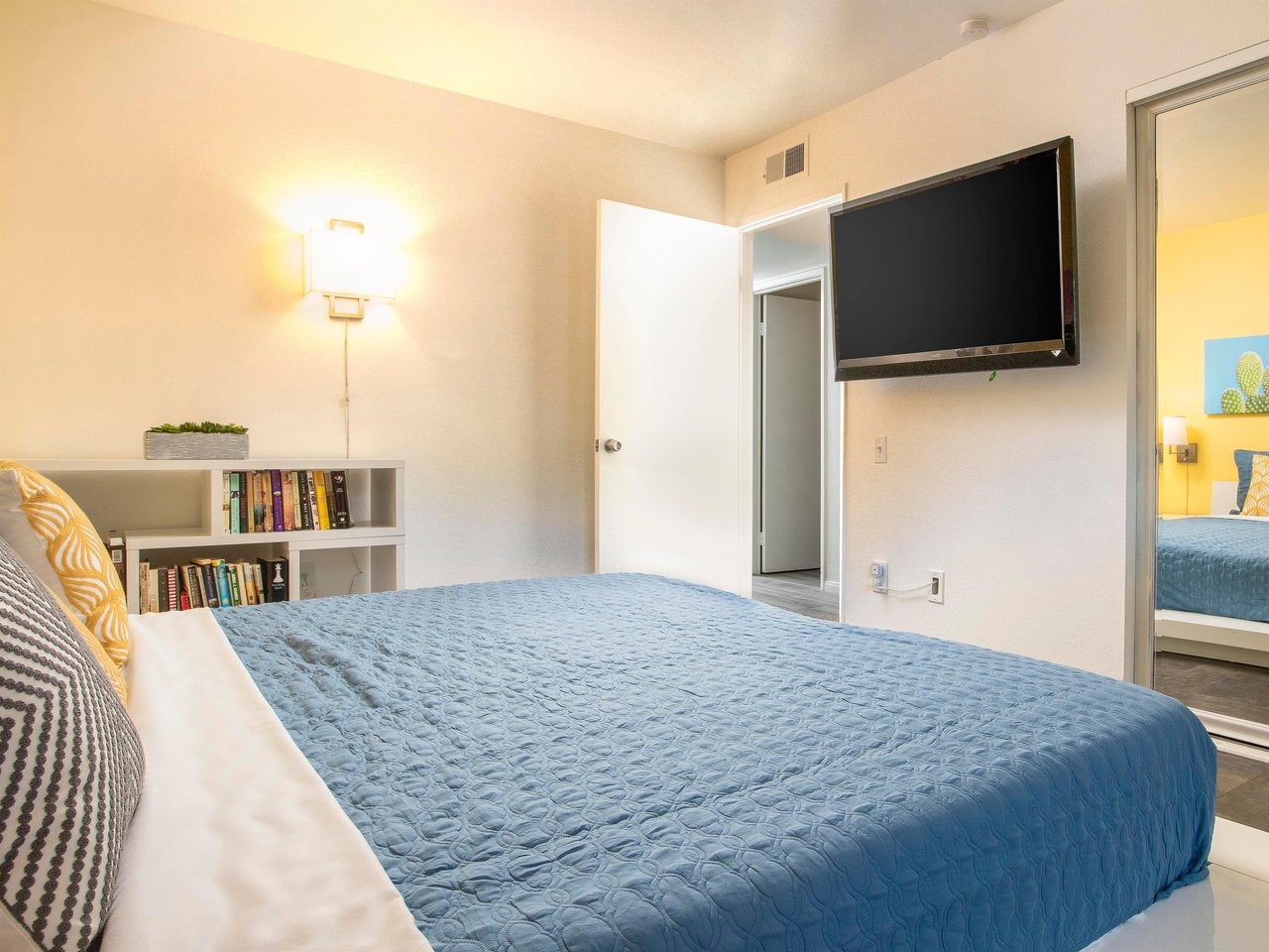 Flat screen TVs for relaxing movie nights