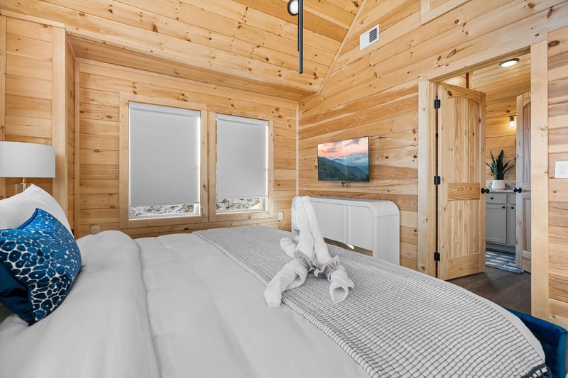 king bed