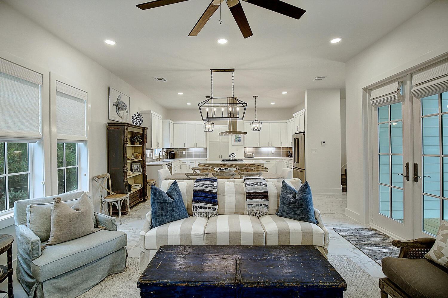 Living Room, Dining, Kitchen, 1st Floor