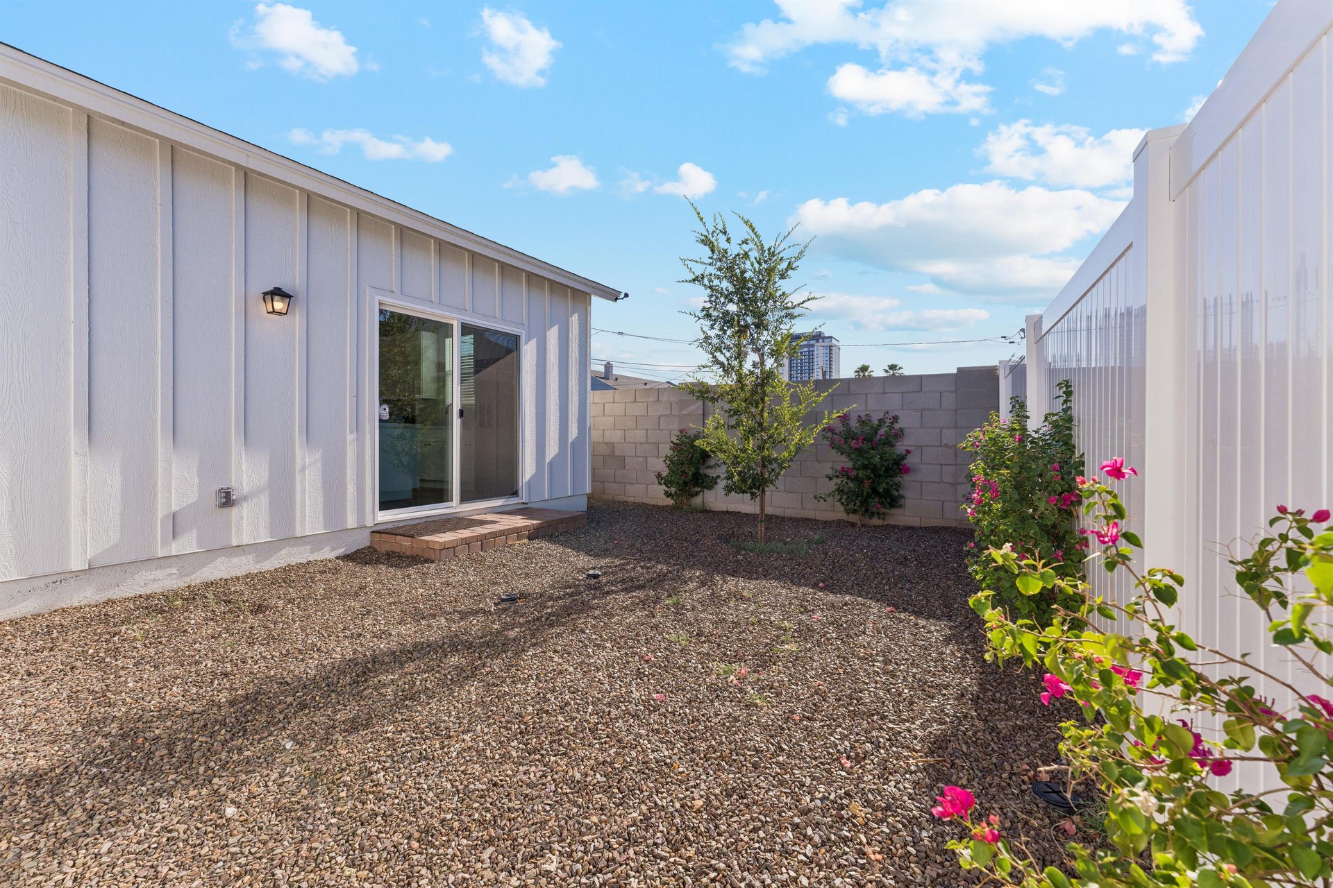 Fully fenced yard.