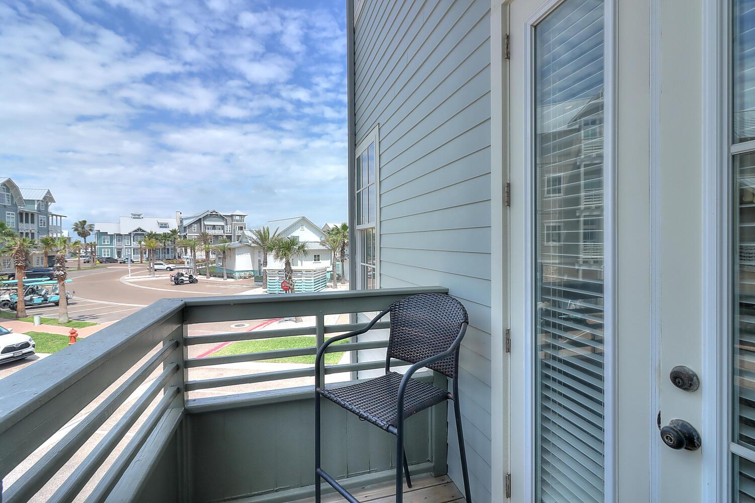 Private Balcony with Town Center and Lisabellas View
