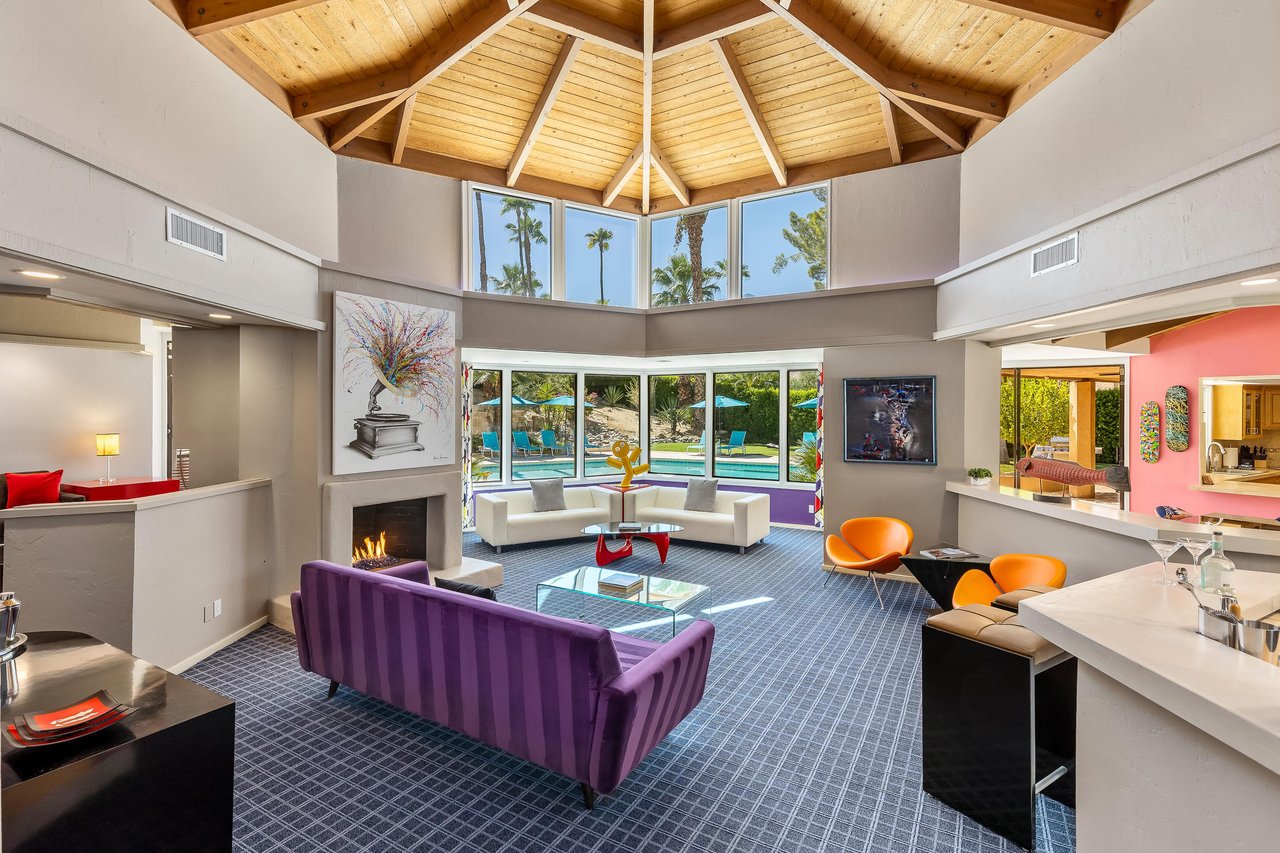 Open concept living spaces