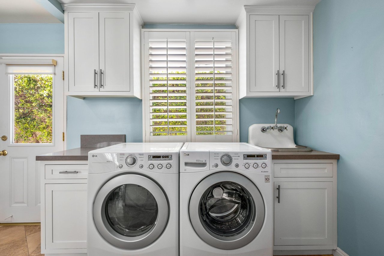 Washer and dryer