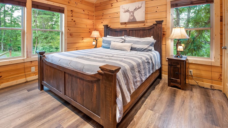 king bed