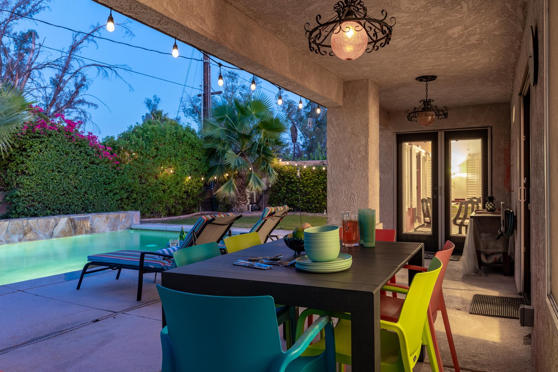 Covered patio