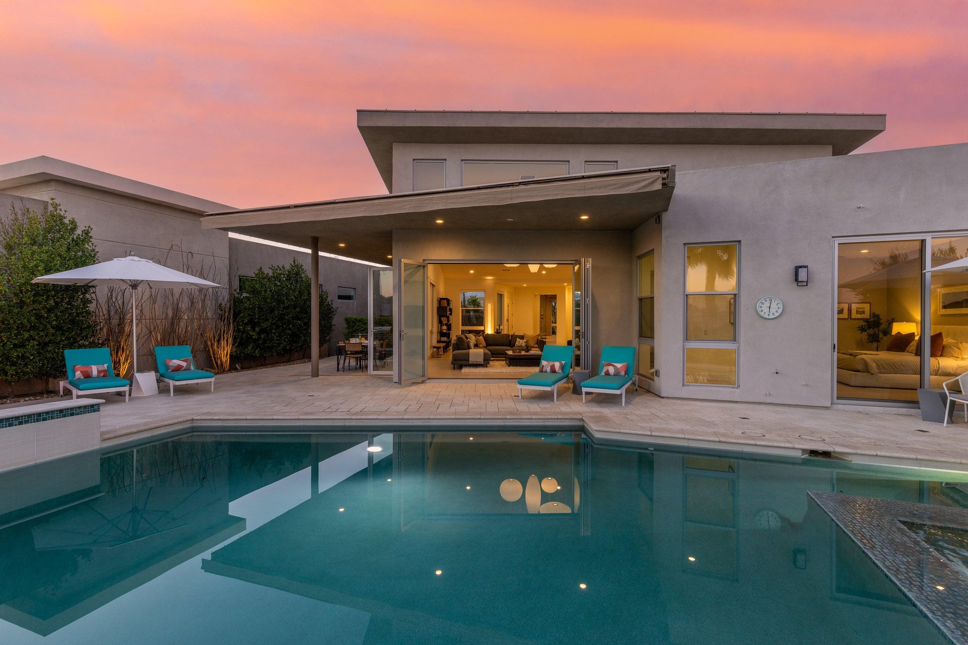 Sunset swim, anyone