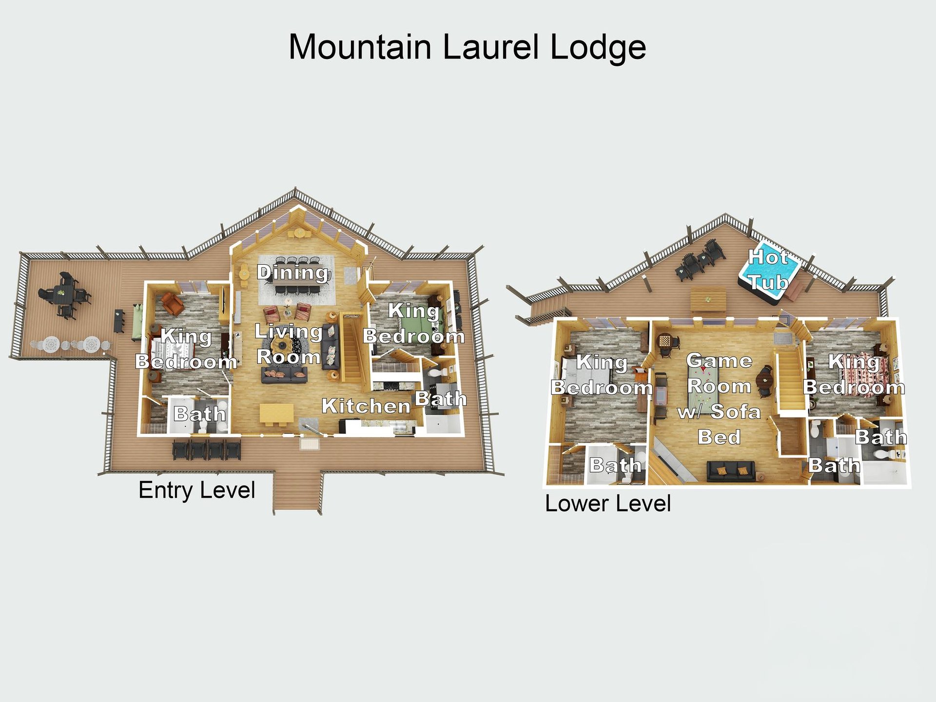 Mountain Laurel Lodge floor plan