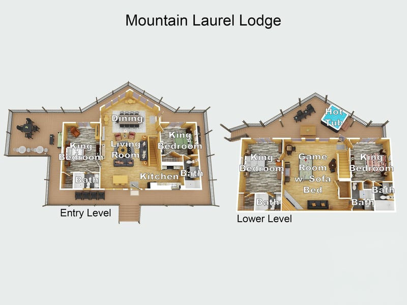Mountain Laurel Lodge floor plan