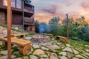 Firepit with seating