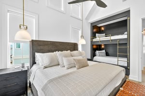 Featuring twin bunks.