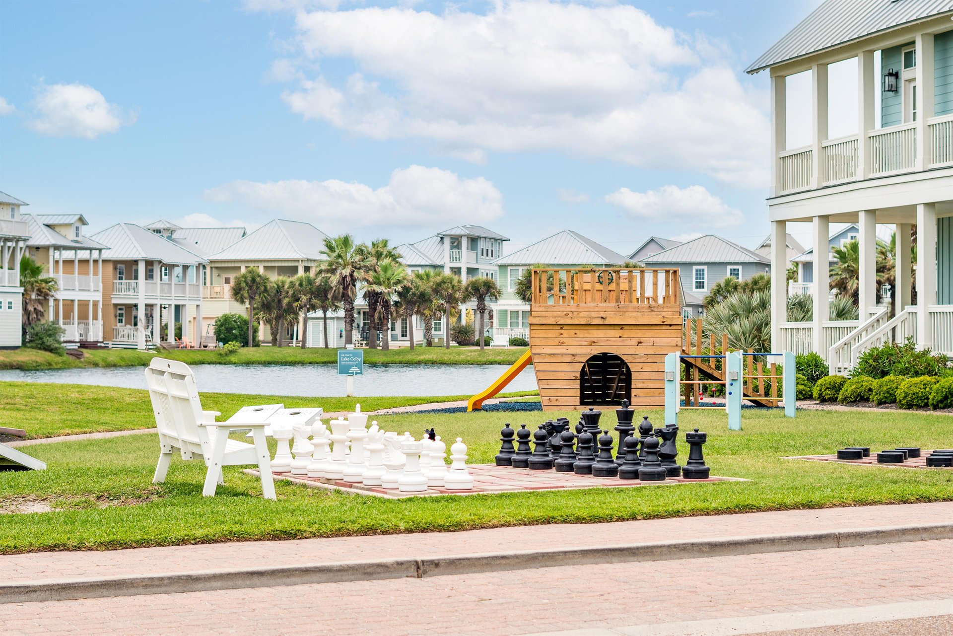 Pirate Ship Playground and Lawn Games