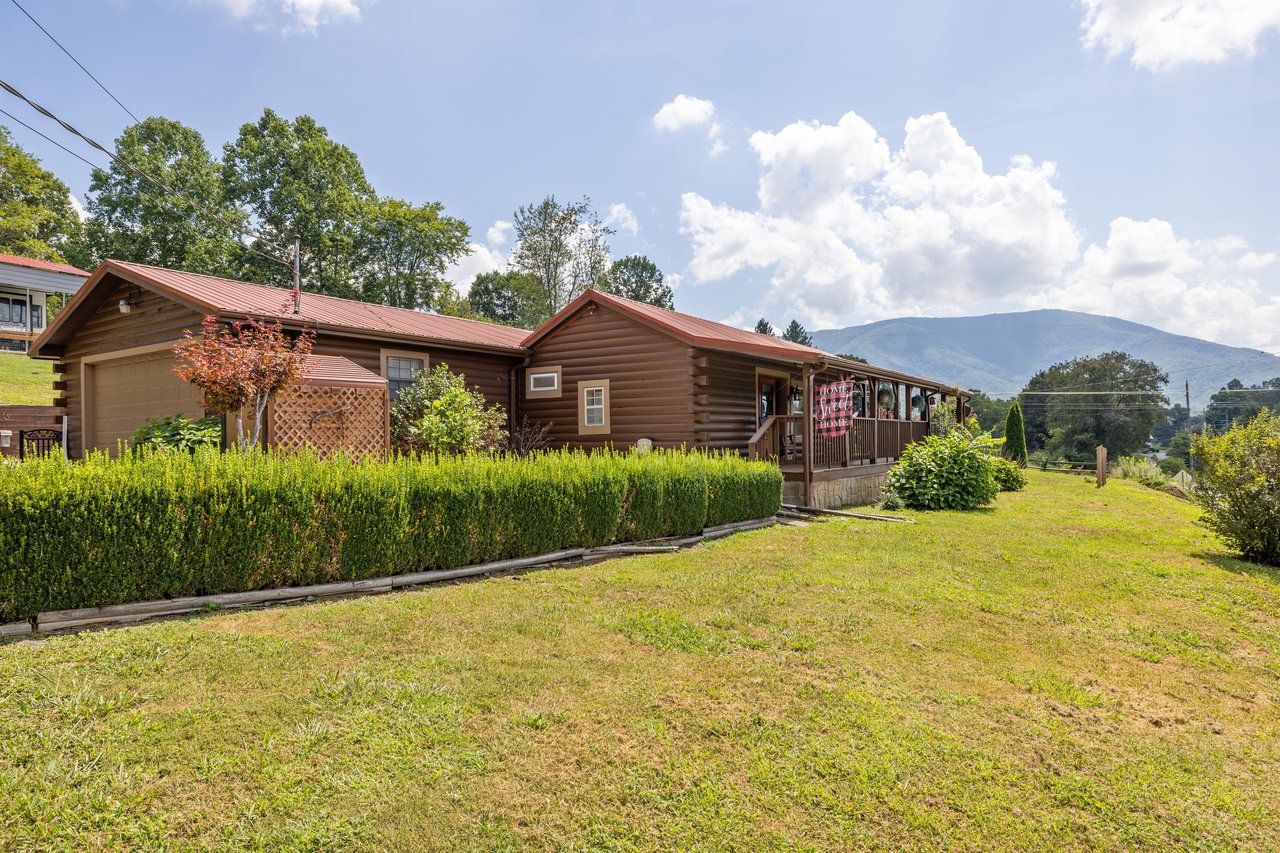 front of Little Cove Cabin