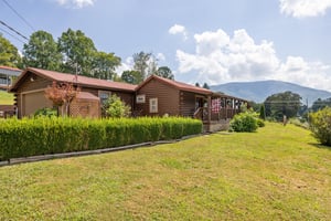 front of Little Cove Cabin