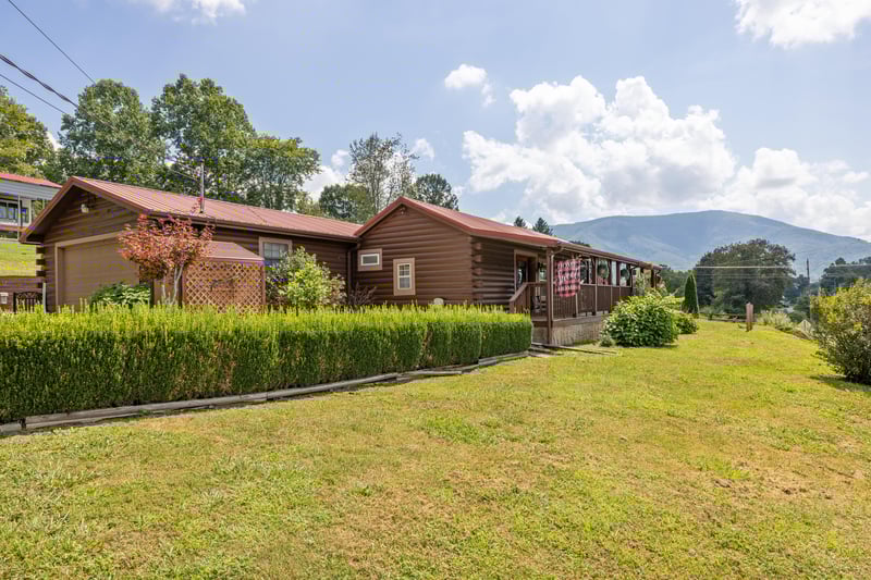 front of Little Cove Cabin