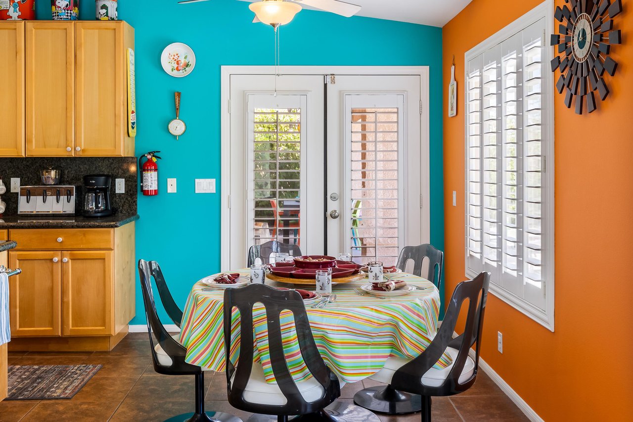 Dining set for five