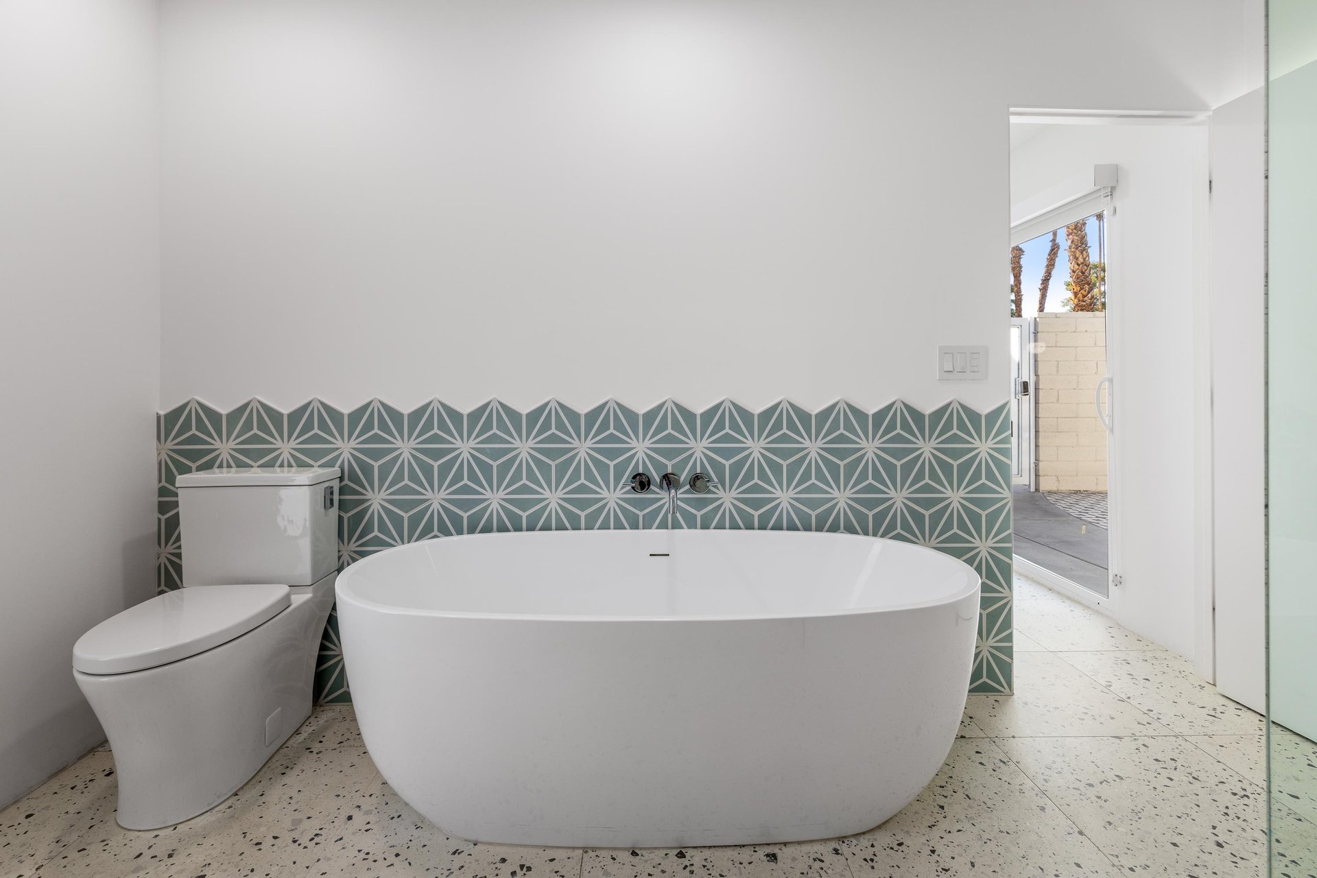 Gorgeously designed spalike Primary bath