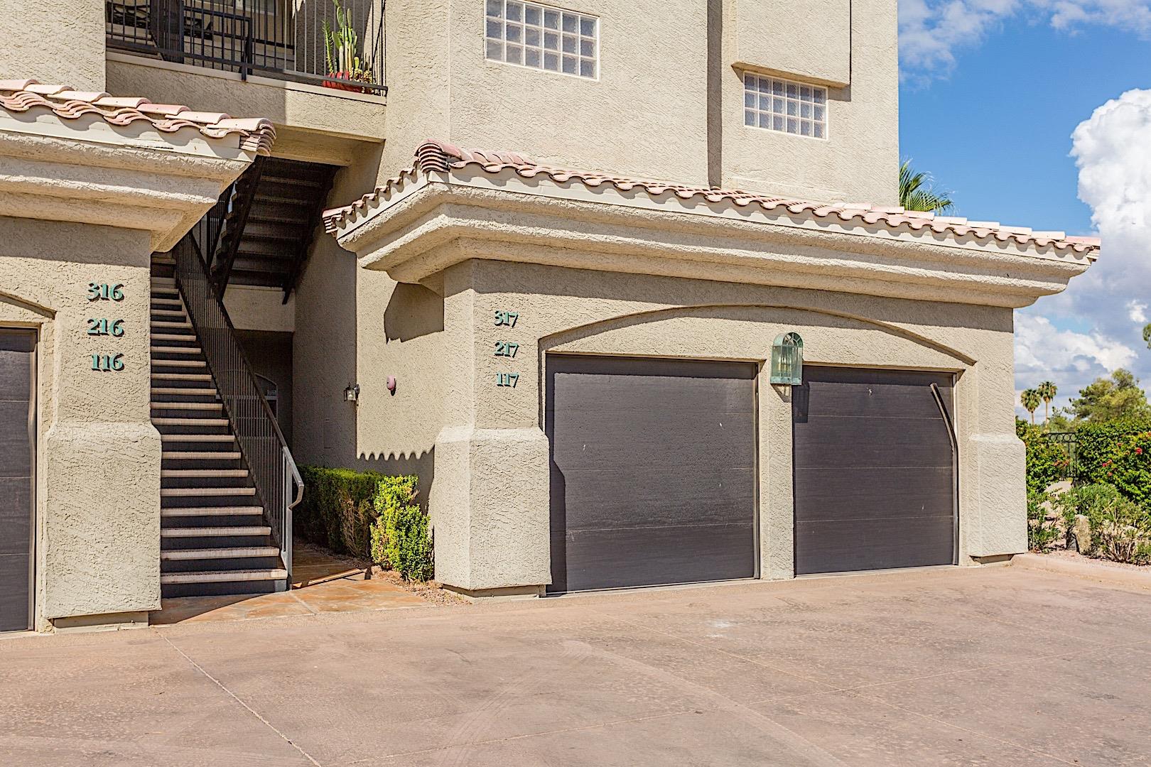 Private 1 car garage limited space small cars only. Small sedan will fit with room.