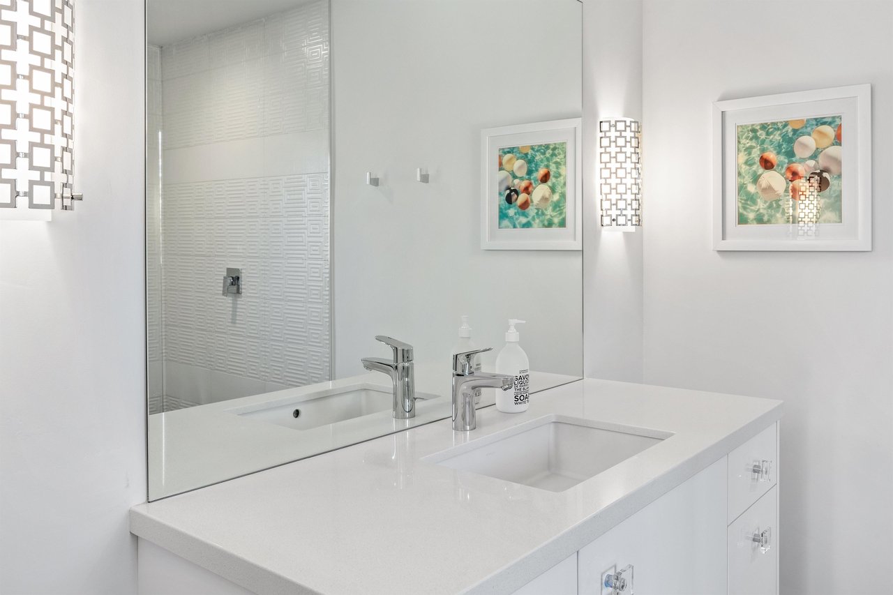 Updated bathroom fixtures