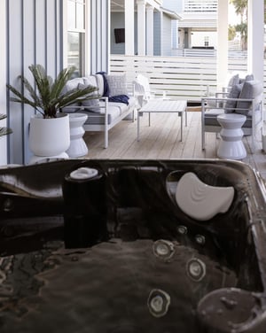 Hot Tub, Back Porch