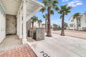 Back Entry Hallway and Communal Grills