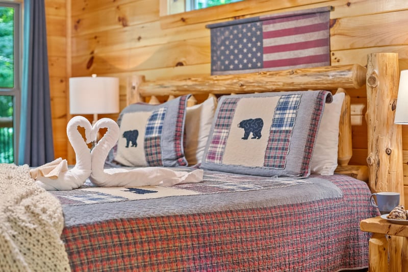 king bed